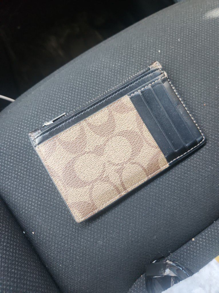 Authentic Coach Wallet Used