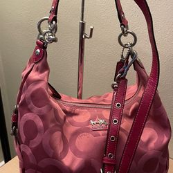 Fuchsia Coach bag