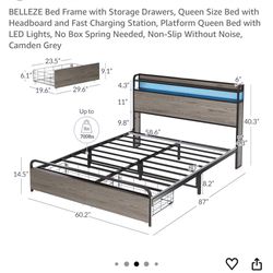 Queen size Bed Frame