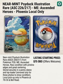 Psyduck Illustration Rare (226/217) - ME: Ascended Heroes - Phoenix Local