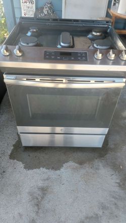 GE stainless steel  gas stove