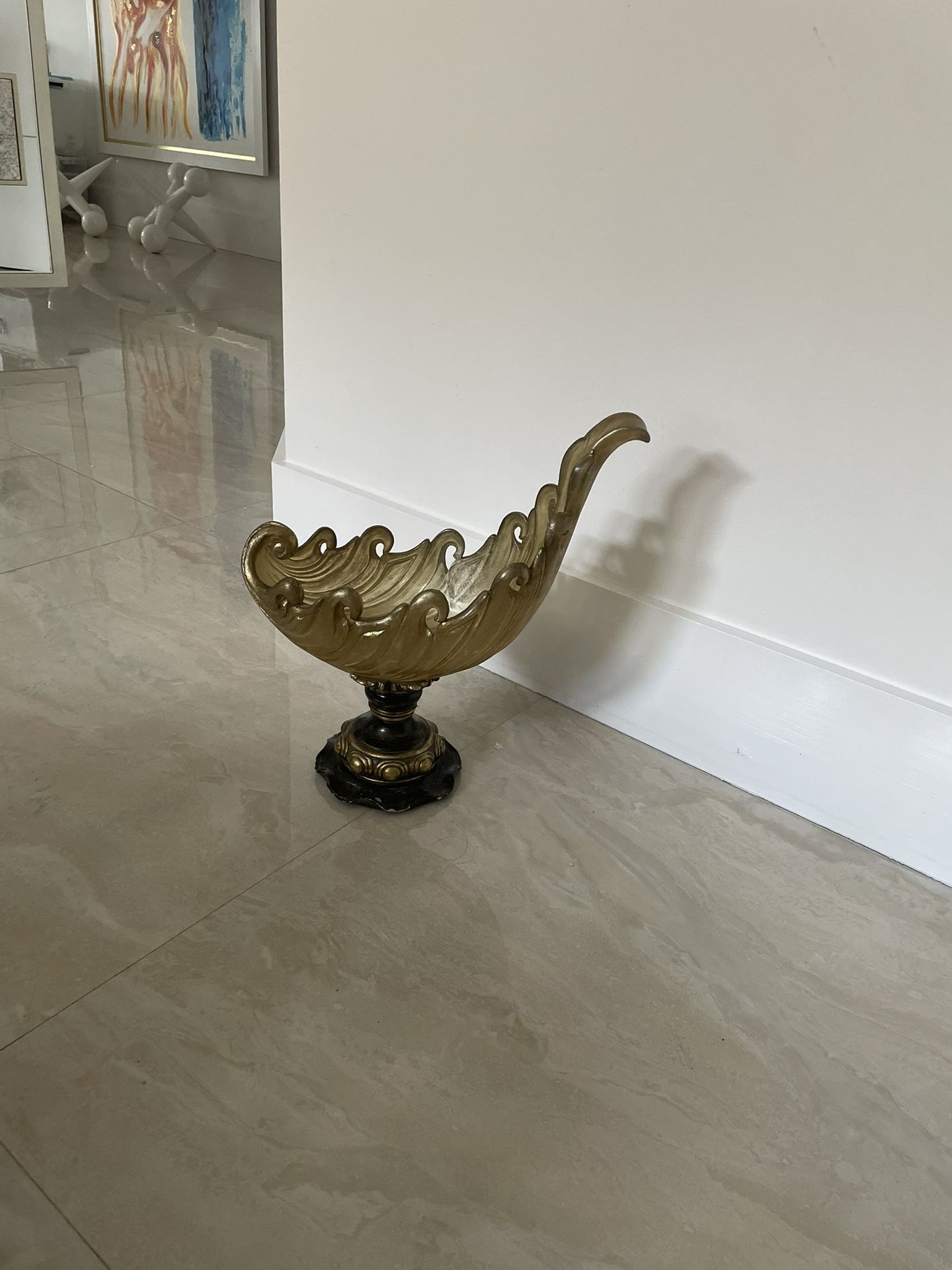 Chantilly Brass Shell Dish
