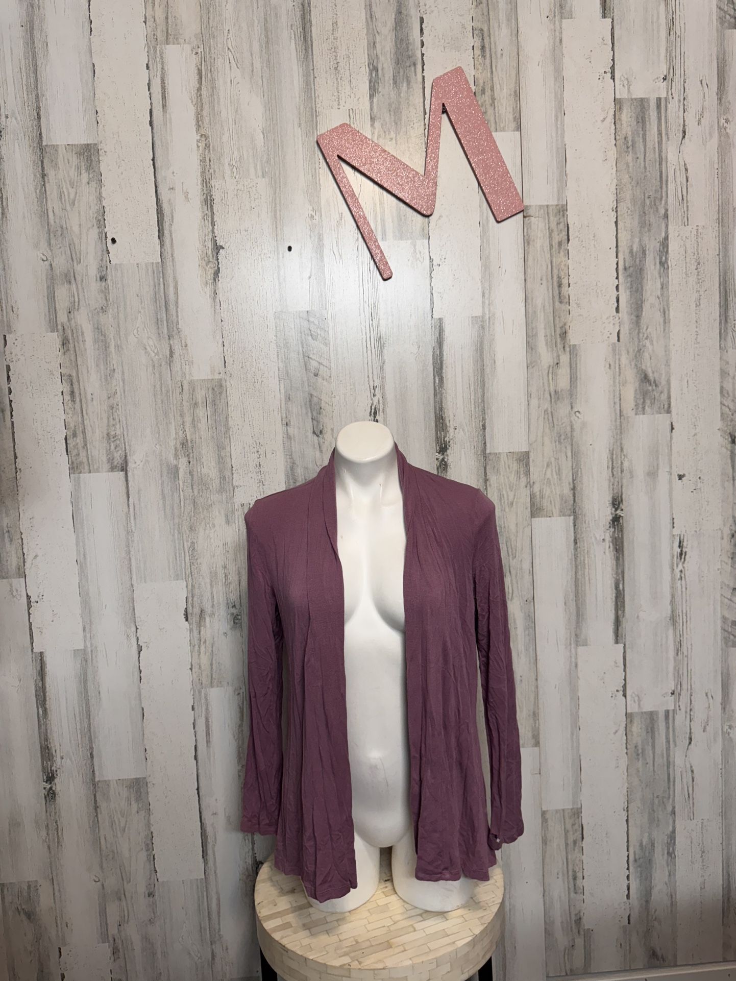 Always indigo purple cardigan size medium