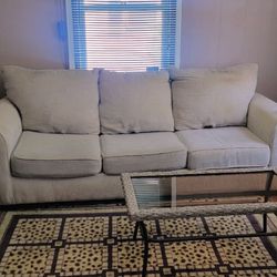 Tan Comfortable Couch