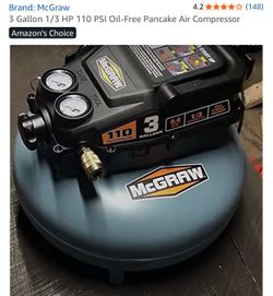 Air Compressor 3 Gallon