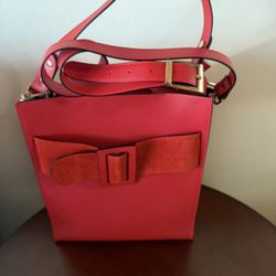 Red Leather Purse