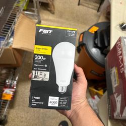Feit Electric A23 LED Light Bulb (model OM300/830/LED).  