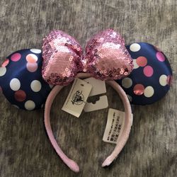 Disneyland Blue Polka Dot Ears