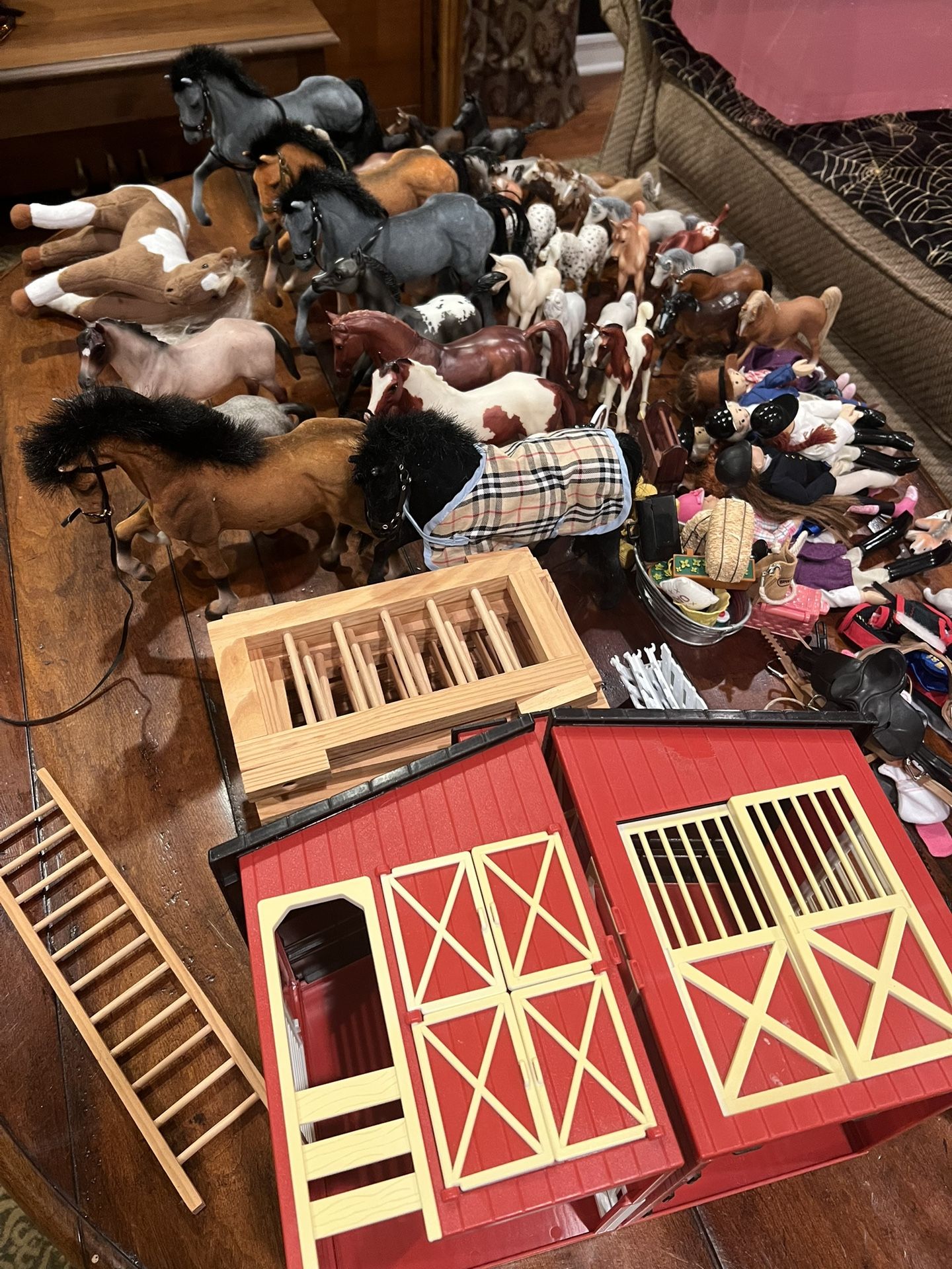 Toy Horses/Barn/Dolls & Accessories Full Lot