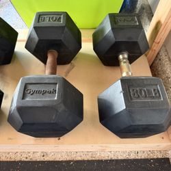 Single 80 Lb Dumbbell