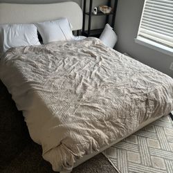 Queen Bed Frame & Mattress