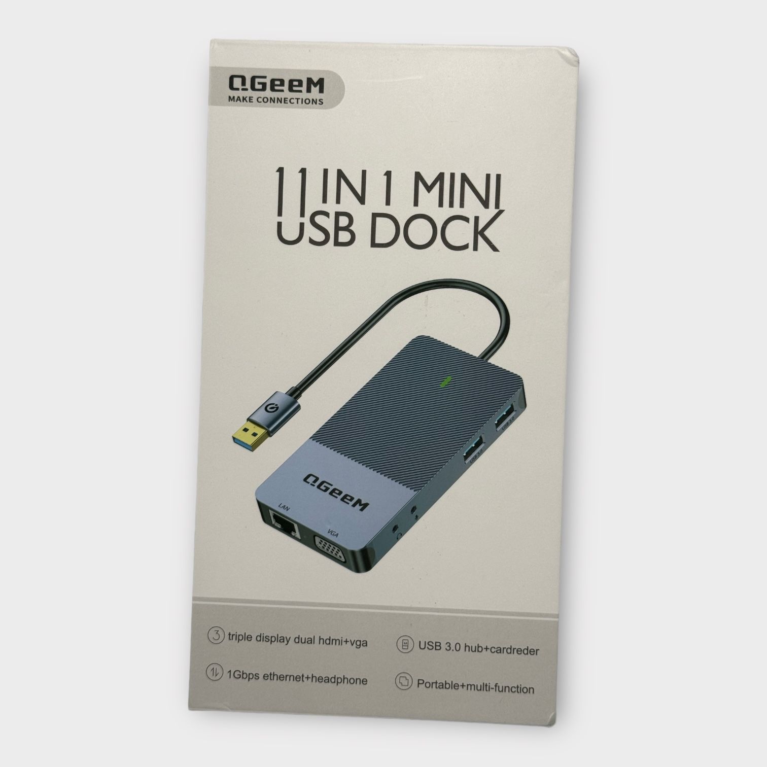 QGeem 11 In 1 Mini USB Dock