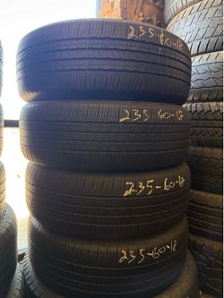 235/60R18 Used Set Falken ZIEX ZE001 A/S