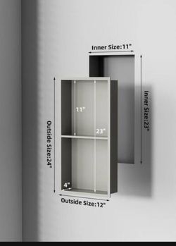 Shower shelf stainless steel ( new)