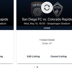 2 SDFC tickets 