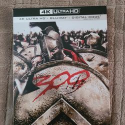 300 4k Blu Ray $30