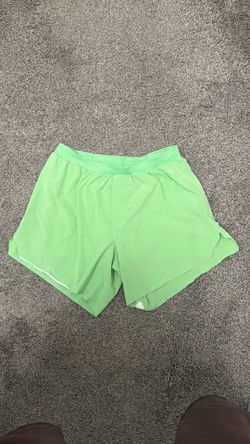Lululemon Fast and Free Running Shorts Green Size M