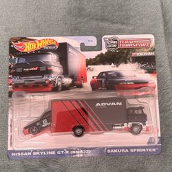 Hot Wheels Advan Skyline R32 Team Transport 