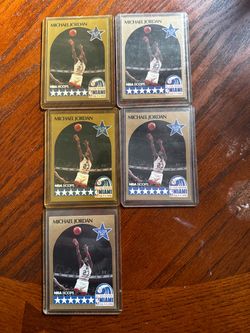 Michael Jordan 1990 #5 NBA HOOPS. **EXTREMELY RARE** 1990 NBA Hoops #5 Michael Jordan Misprint
