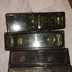 88-95 GMC SIERRA SMOKED HEADLIGHT SET