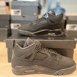 Air Jordan 4 Retro Black Cats Size 8.5 