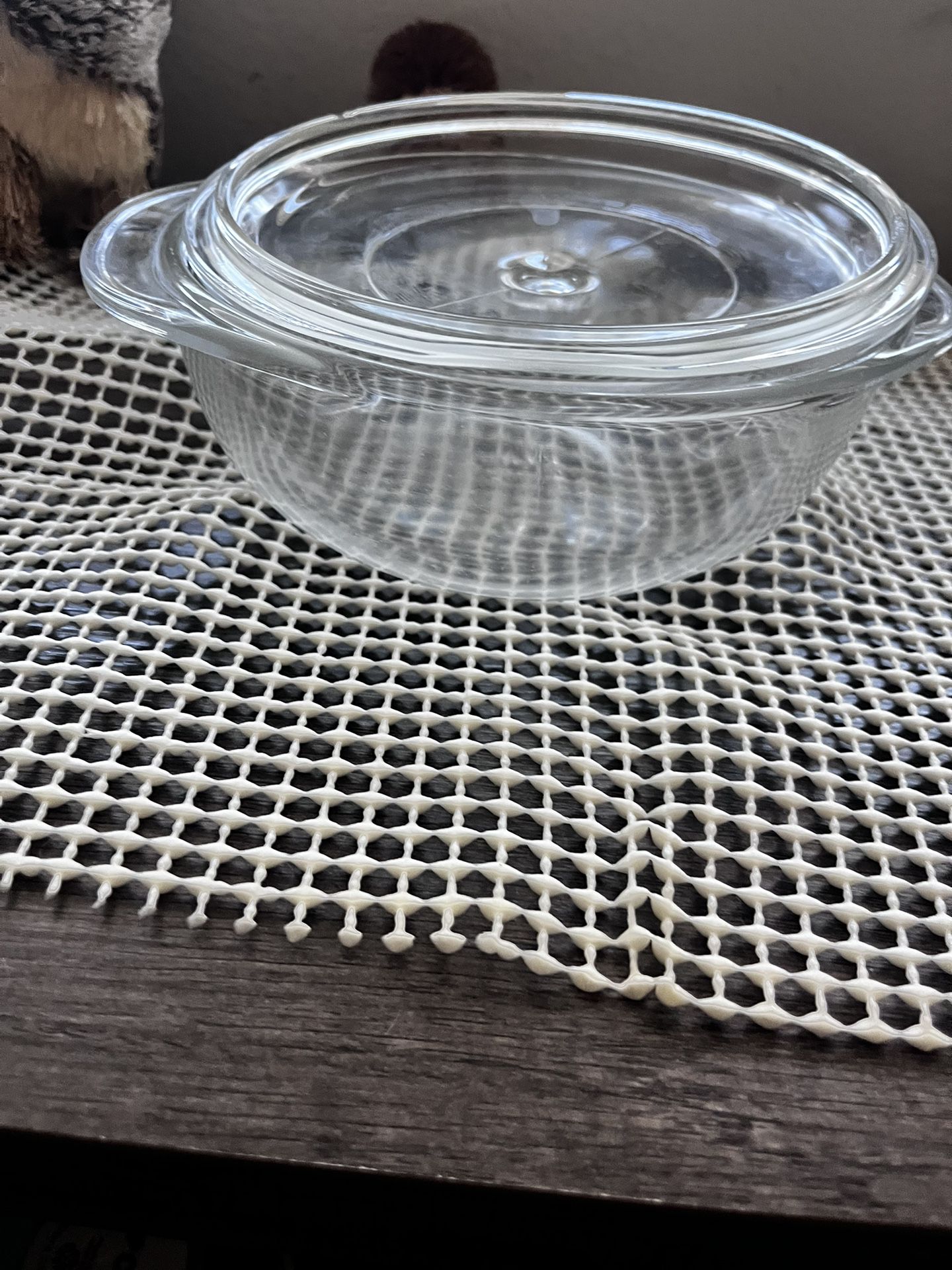 1 Quart Glass Pyrex Casserole With Lid
