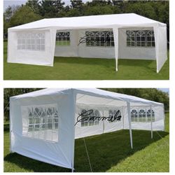 10x30 wedding party tent For Baptism First Comunion outdoor canopy teng with 8 side walls white FOR SALE 