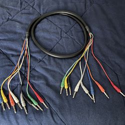 Hosa 6ft Balanced 1/4” To 1/4” 8 Channel Cable 