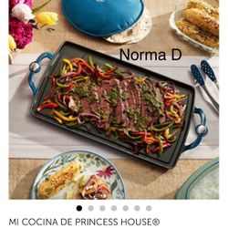 Plancha Doble De Hierro Forjado Nueva En Su Caja 🌺 Princess House 🌺
