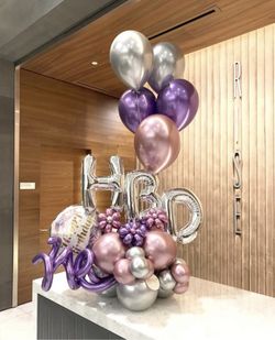 Balloons bouquet- Happy Birthday