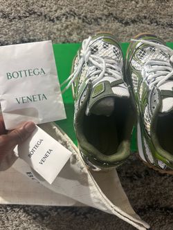 Bottega Veneta Orbit Sneakers Green White