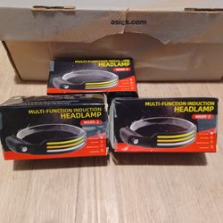 3 New headlamps in boxes