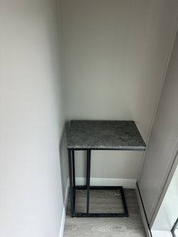 Small Grey Side Table