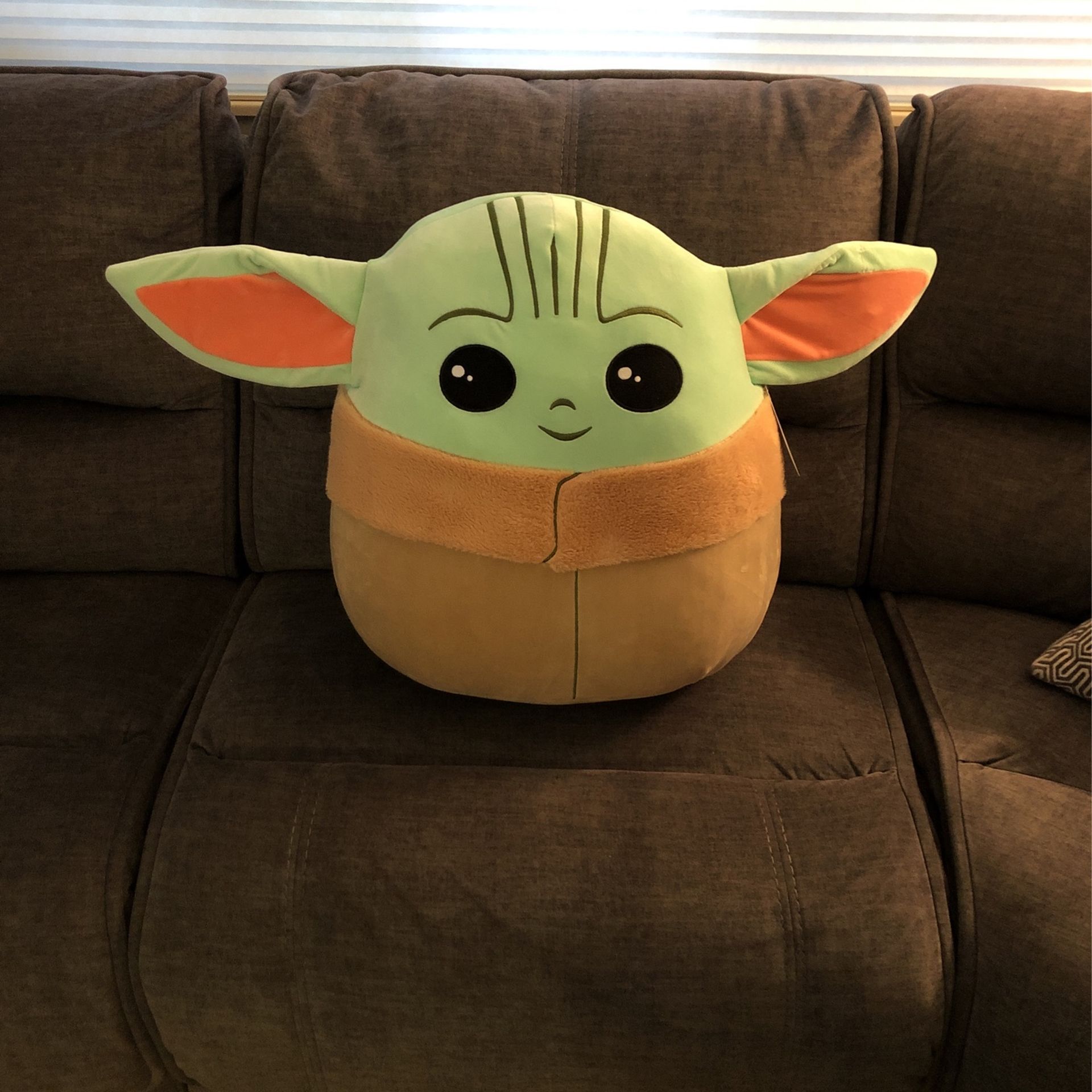 Baby Yoda squishmallow Pillow