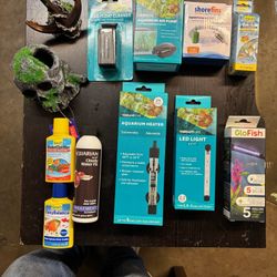 Aquarium Supplies, All New, Don’t Pay Full Price! $125+ Value