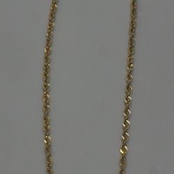10kt yellow gold chain 26 inches long 5.2mm 16 grams 876466-1