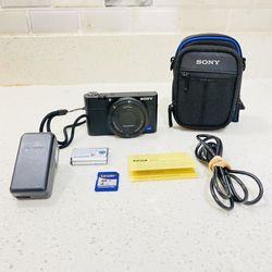 Sony Cyber-Shot DSC-RX100 20.2MP Compact Digital Camera Carl Zeiss Lens