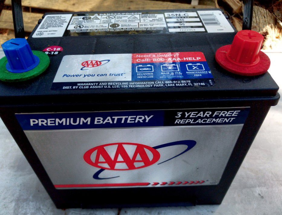 AAA car truck battery Group 35 perfect condition