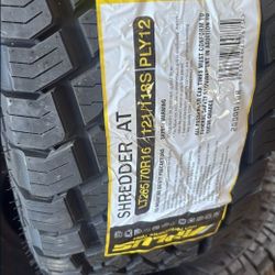 LT 265 70 16 All Terrain LLANTAS NUEVAS 