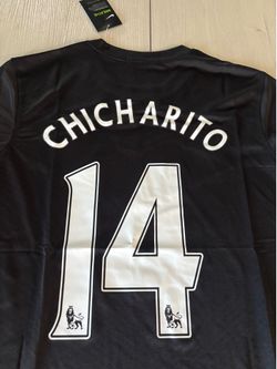 2009-10 Manchester United Away Jersey Chicharito #14 Size L