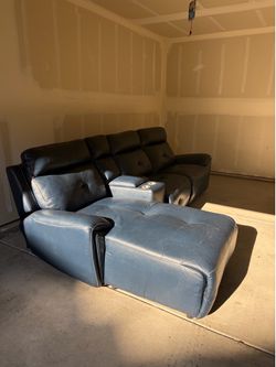 Leather couch