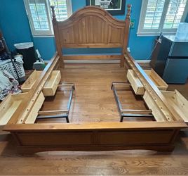 Queen Size Wooden Bed Frame