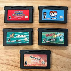Lot of 5 Nintendo Gameboy Advance Games