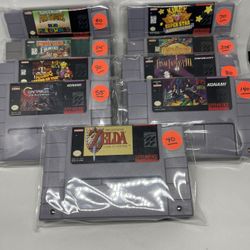 SNES ~ Super Nintendo Games ! ~ Super Mario ~ Zelda ~ Kirby ~ Contra ~ Earthbound ~ Final Fantasy !!