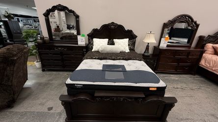 4 PC QUEEN BEDROOM SET