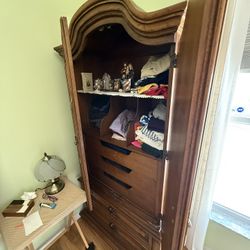 Solid Wood Armoire – $225 (Valrico, FL) 