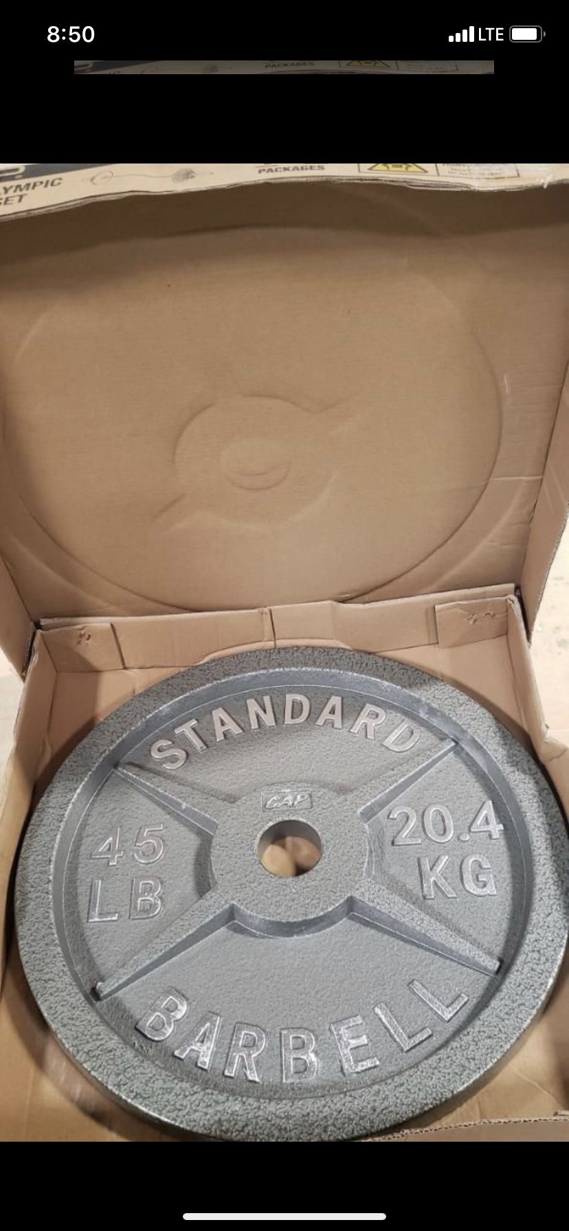 Weight Plates (2x45s) BRAND NEW IN THE BOX