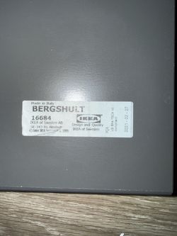 2 IKEA BERGSHULT shelves with mounting brackets