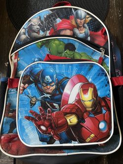 Marvel Backpack And Lunch Bag