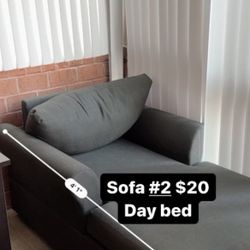 Grey Daybed Sofa - $20 OBO